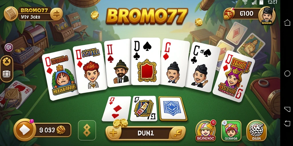 Screenshot gameplay BROMO77 menampilkan suasana pertandingan yang seru.