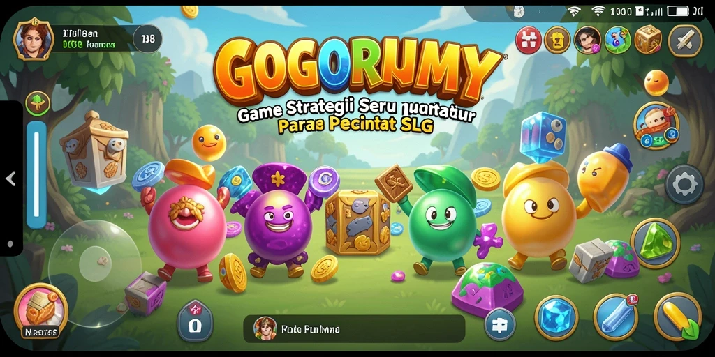 Tampilan gameplay GOGORUMMY menampilkan strategi dan taktik yang menegangkan.