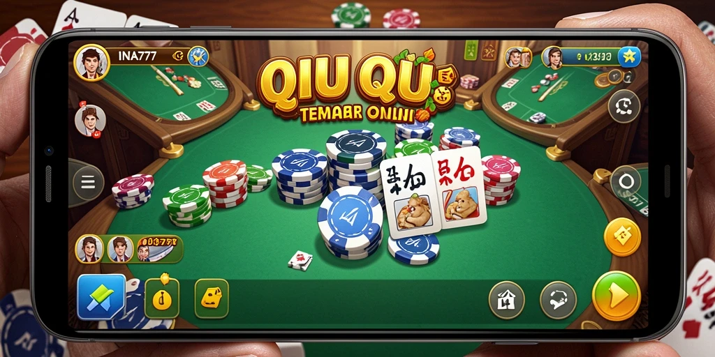 Screenshot gameplay QiuQiu yang menampilkan suasana seru.