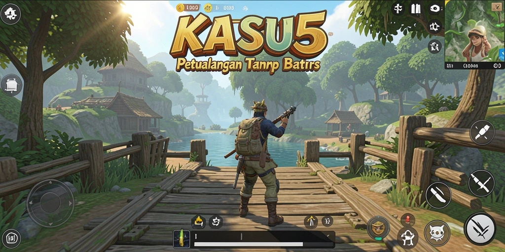 Tampilan gameplay KATSU5 yang menakjubkan dalam dunia Open World.