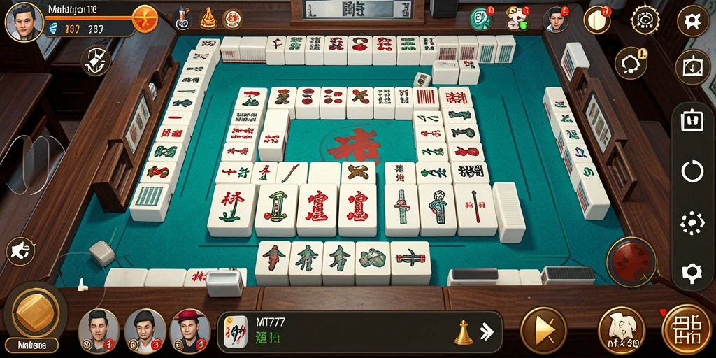 Tampilan gameplay MT777 dengan tantangan Mahjong yang menarik.