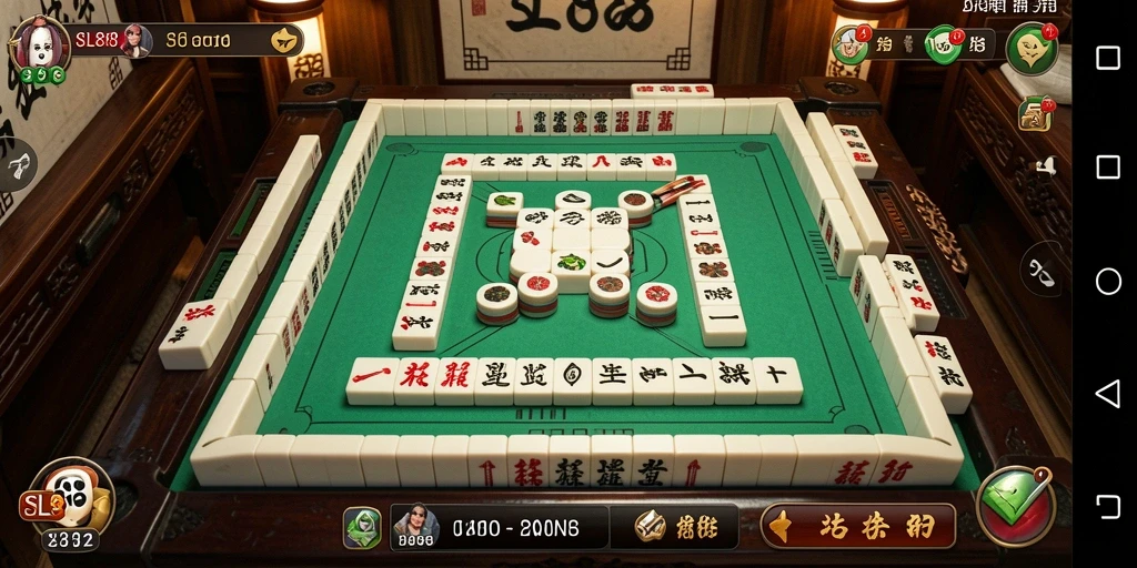 Tampilan menarik dari gameplay Mahjong di SL888.